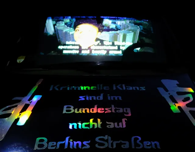 Anna Ehrenstein & Rebecca Korang, clans of berlin, 2023. Installation view, CARPARK, 2023. Photo: Jiri Abendt.